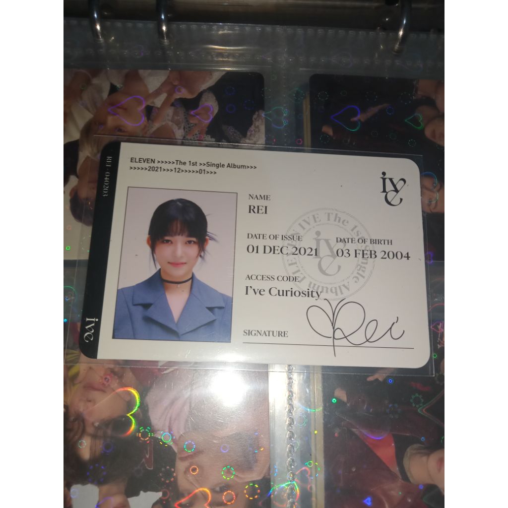 

Ive Rei Id Card Official