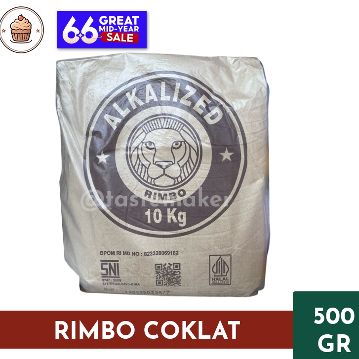 

[ Repack ] Rimbo Bubuk Coklat Baking/BUBUK COKLAT TAWAR 250gr