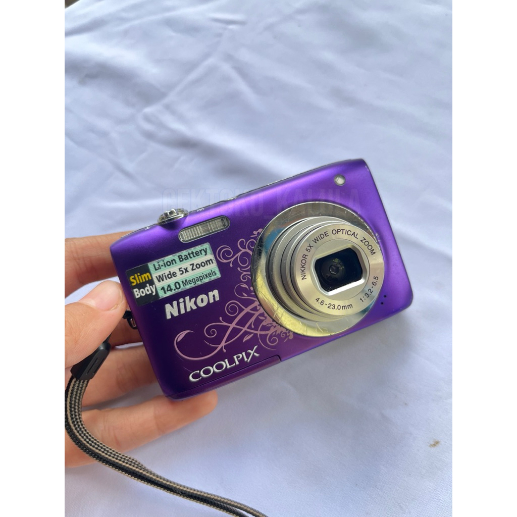 Kamera digicam Nikon Coolpix S2600 Ungu