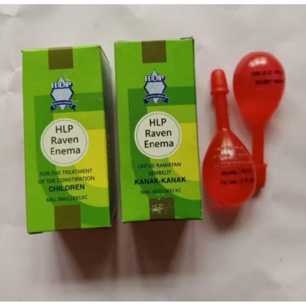 HLP raven enema anak anak 10 ml ( Obat untuk mengatasi sembelit