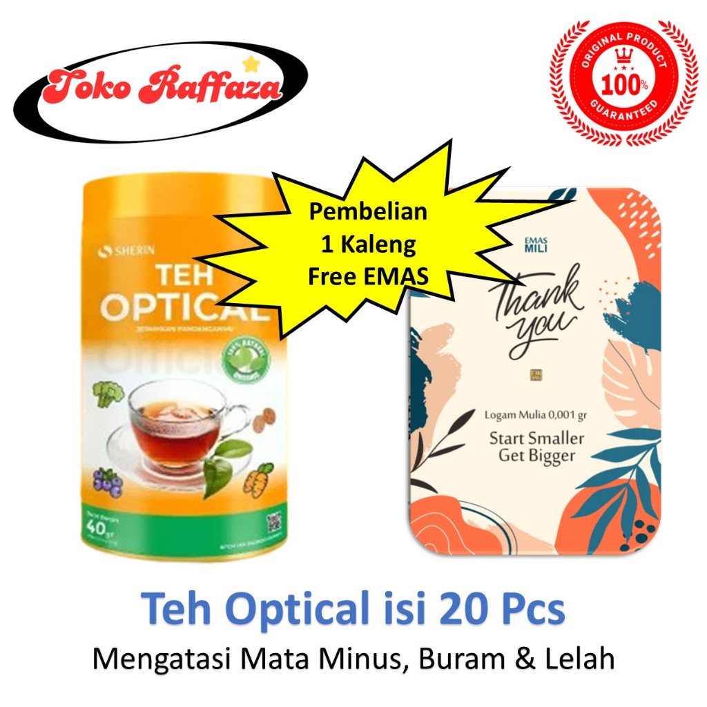 

Teh Optical Teh Herbal Mata Lelah Mata Buram Dan Minus 20 Sachet