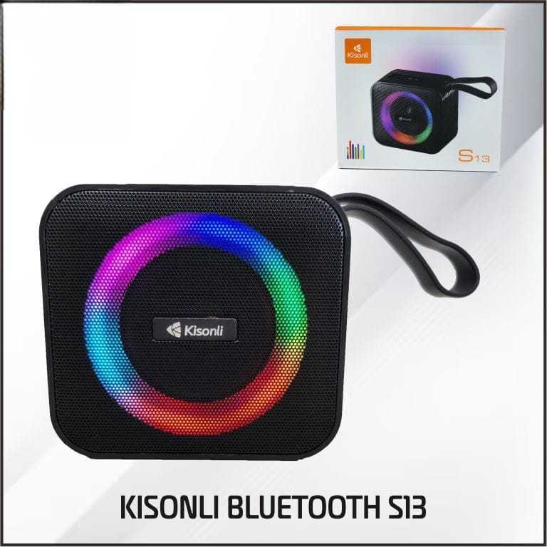 KISONLI Speaker S13 Bluetooth 5.0 8W RGB Light Rhyme
