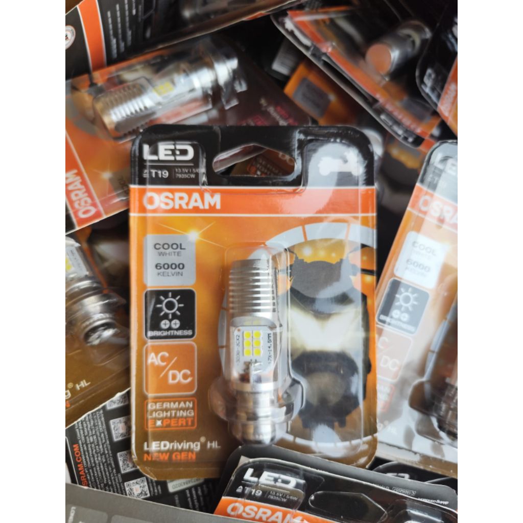 NEW BOHLAM DEPAN OSRAM LED T19 AC/DC BEAT VARIO SCOOPY MIO GRAND LEDriving NEW GEN