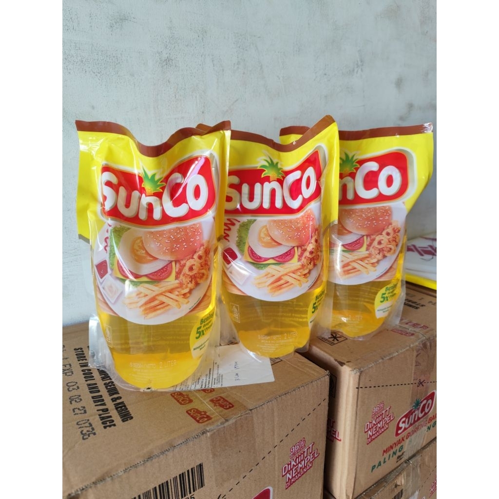 

Sunco Minyak Goreng Kemasan 2L 1dus isi 6pcs