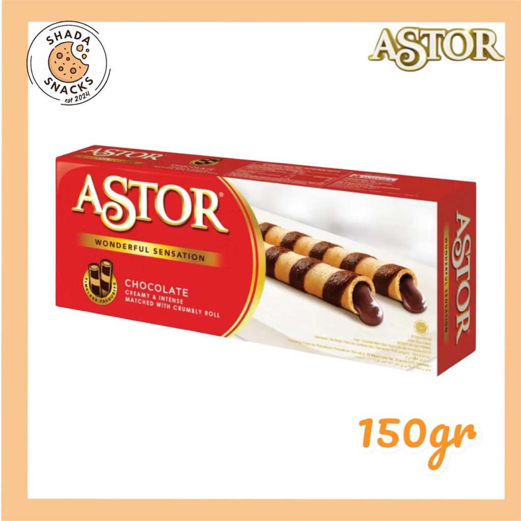 

Astor Wafer Stick Rasa Coklat | 150gr| Jajan Murah | Ecer