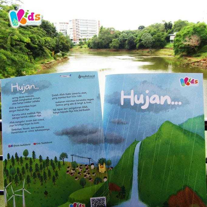 Buku Hujan dari penerbit Kids.Tauhid || Buku Cerita Anak, Buku Tauhid Anak Muslim, Buku Anak Sunnah
