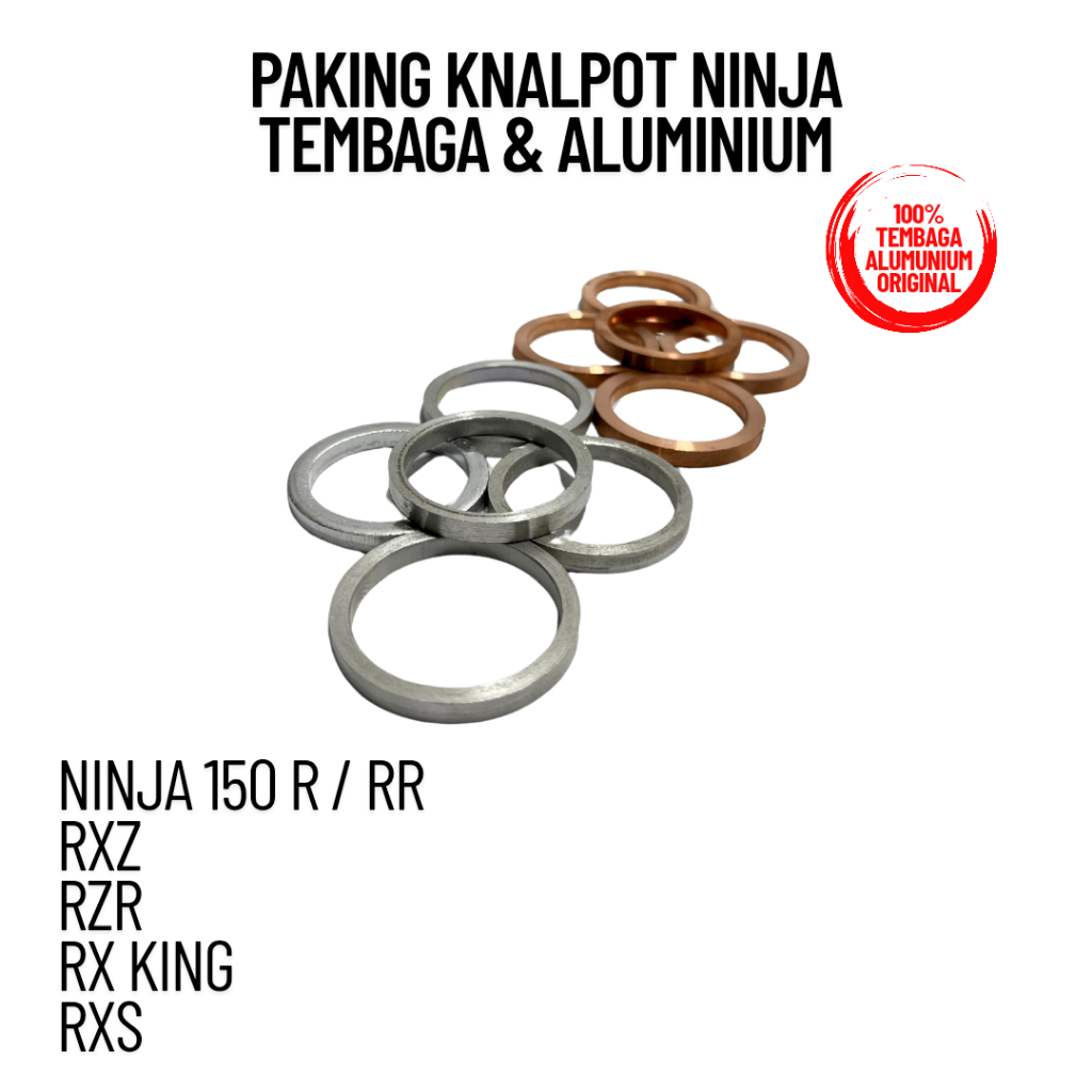 Paking Asbes Knalpot Racing Alumunium / Tembaga Ninja 150/RR Rxz Rzr Rxking Rxs