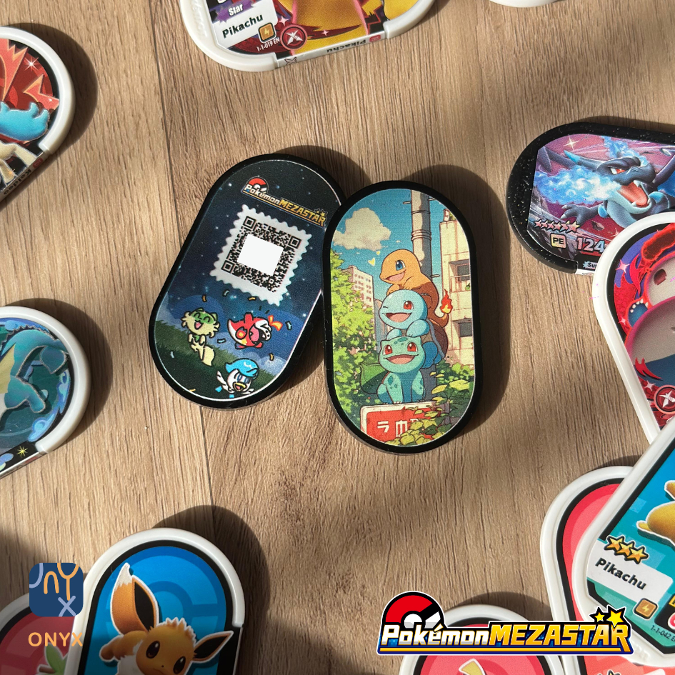 Trainer Card Pokemon Mezastar (Custom) bentuk Mezatag Acrylic