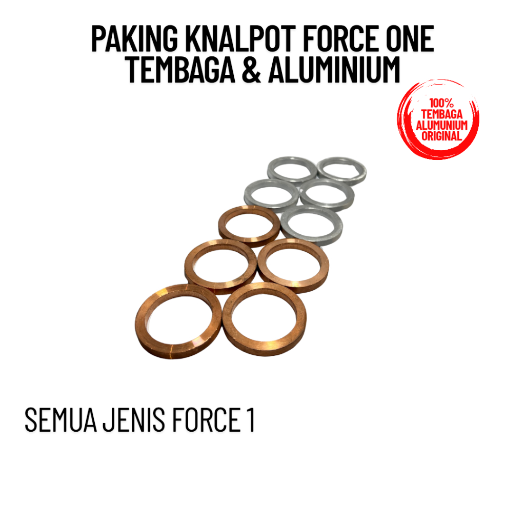 Paking Asbes Knalpot Racing Alumunium / Tembaga FORCE ONE