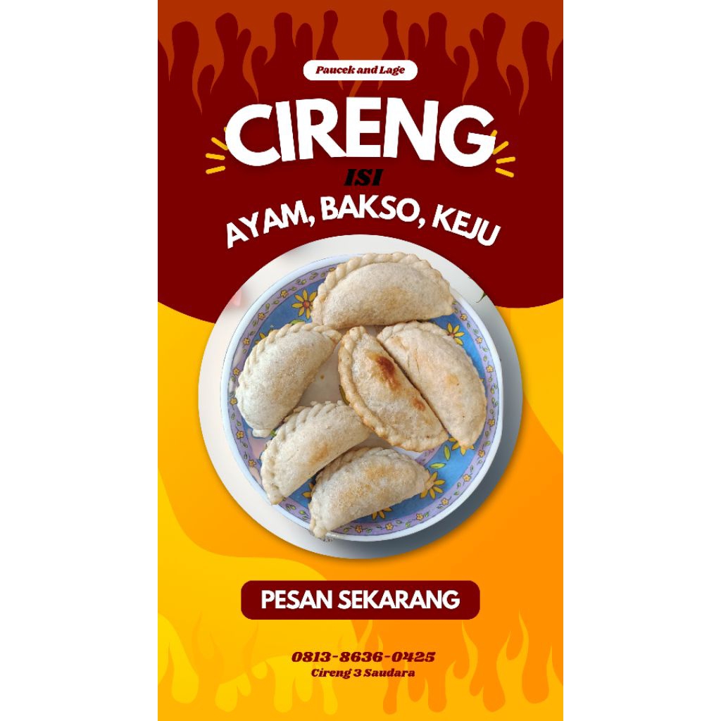

Paket Cireng isi Keju