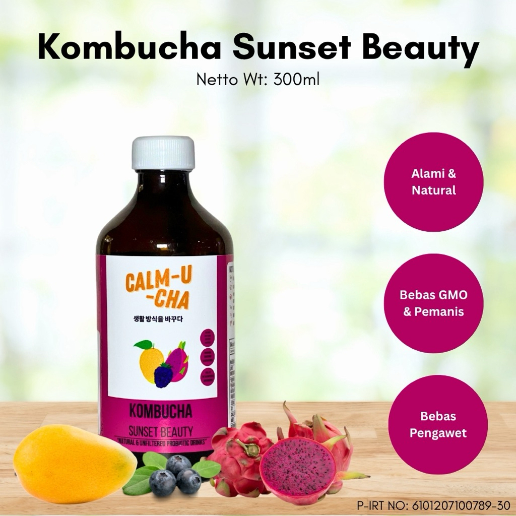

Kombucha Calm U Cha Sunset Beauty (Mango Dragon) 300ml