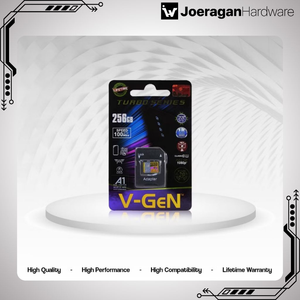 MicroSD 256gb Turbo V-GeN | Micro SD 256 gb vgen class 10 | Class10 SDXC ORIGINAL