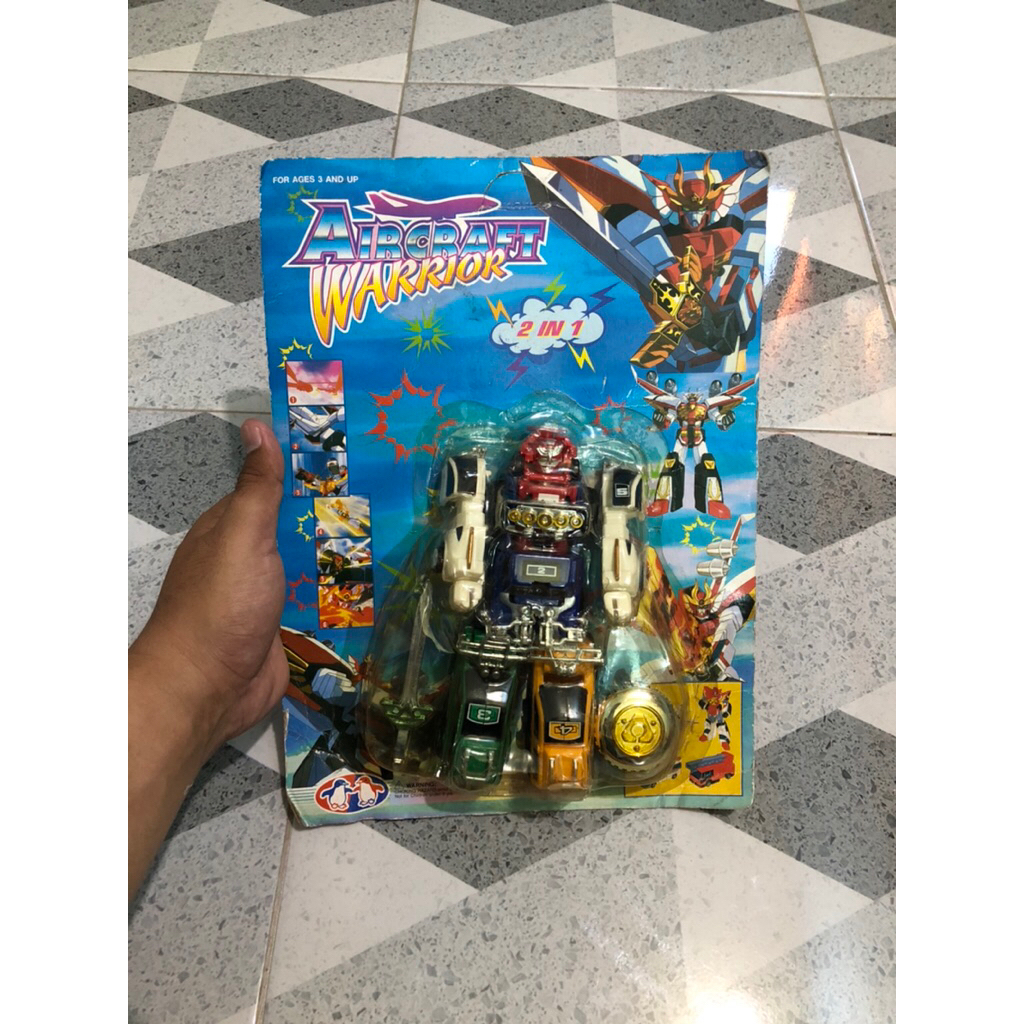 Mainan jadul non dx megazord carranger/turboranger bootleg