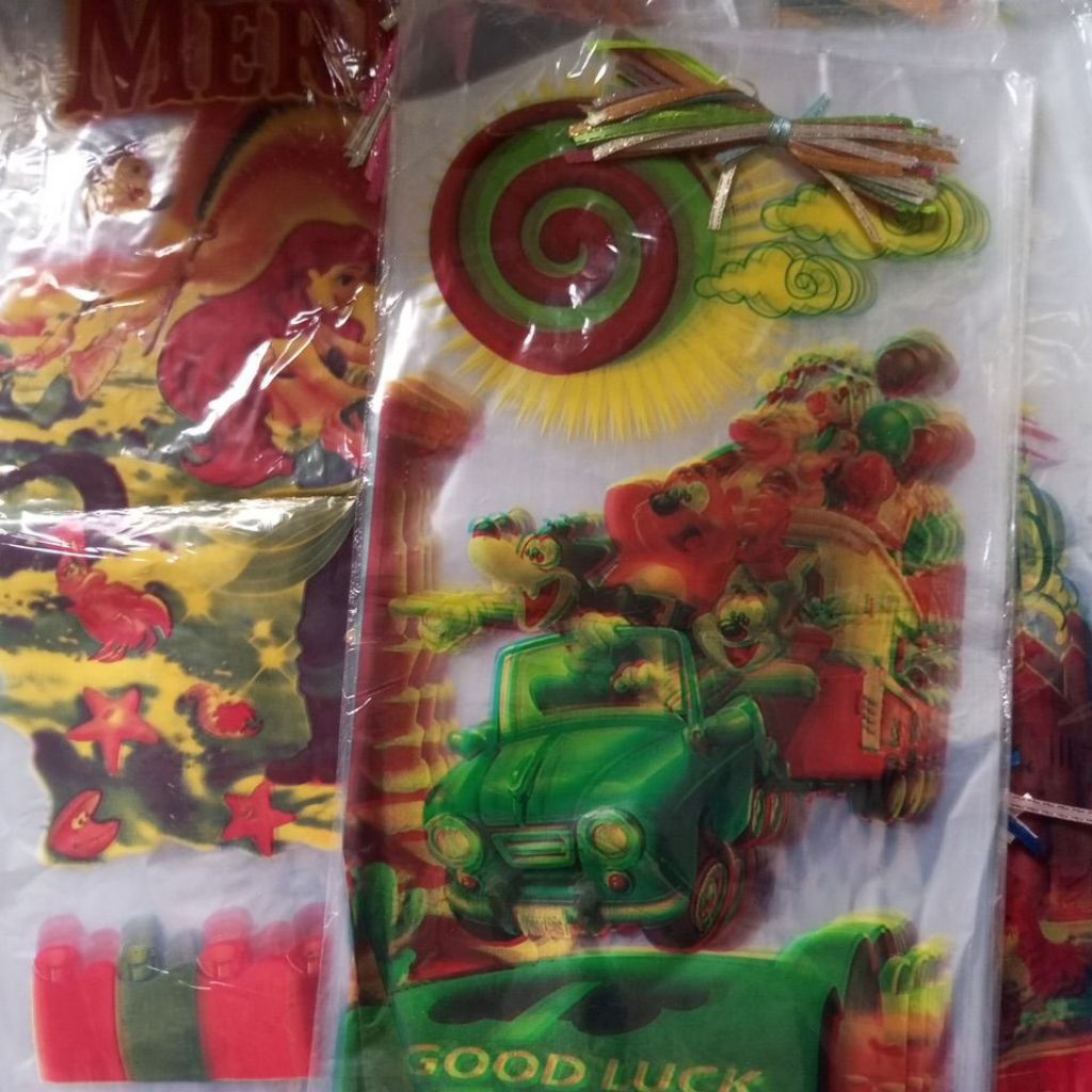 

(pack) Kantong Snack Ulang Tahun bahan PP