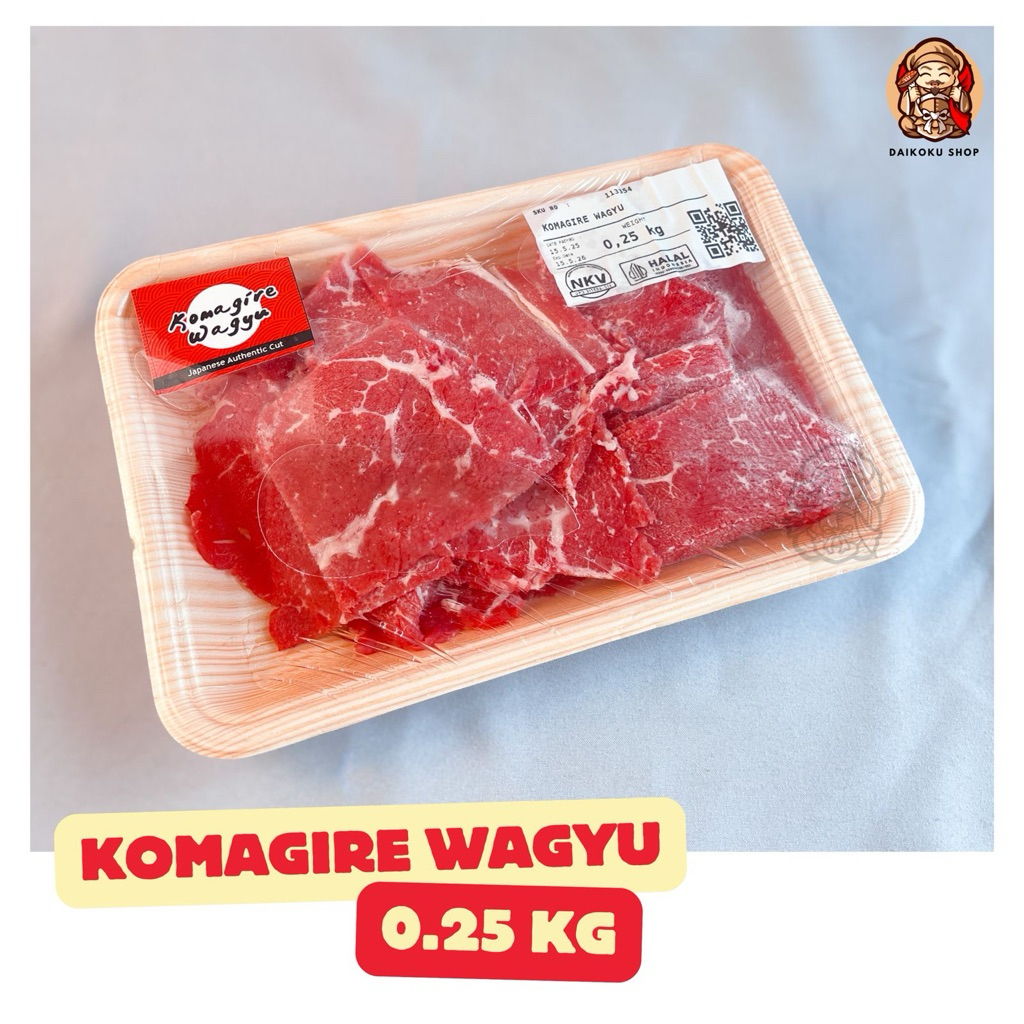 

Japanese Komagire WAGYU, shabu cut 250gr & 500gr