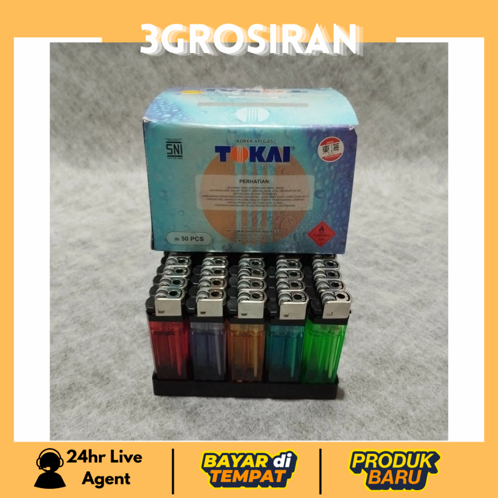 korek tokai ori - korek gas - korek api - korek roda 50pcs ( harga grosir)