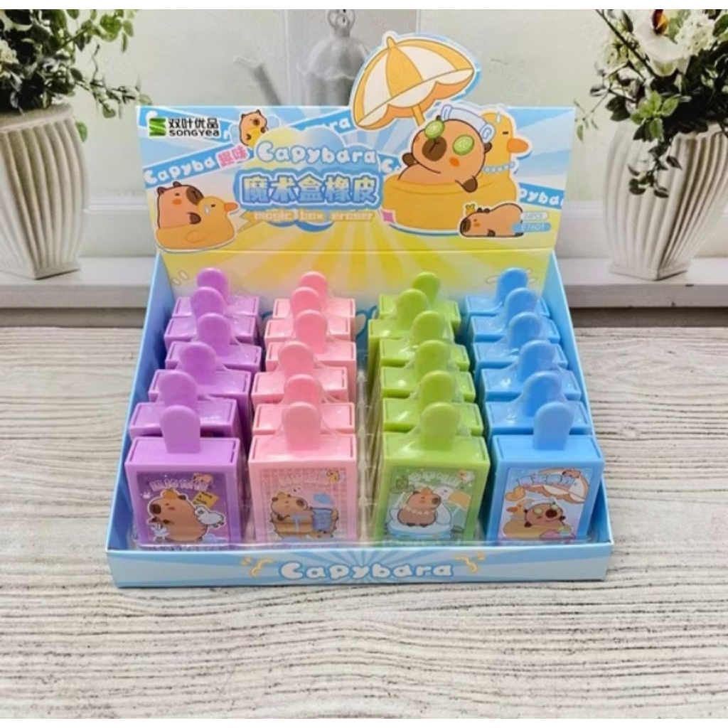 

Penghapus Mistery Stick Es Krim Penghapus Cappybara Eraser Cappybara Viral Hapusan Unik Termurah