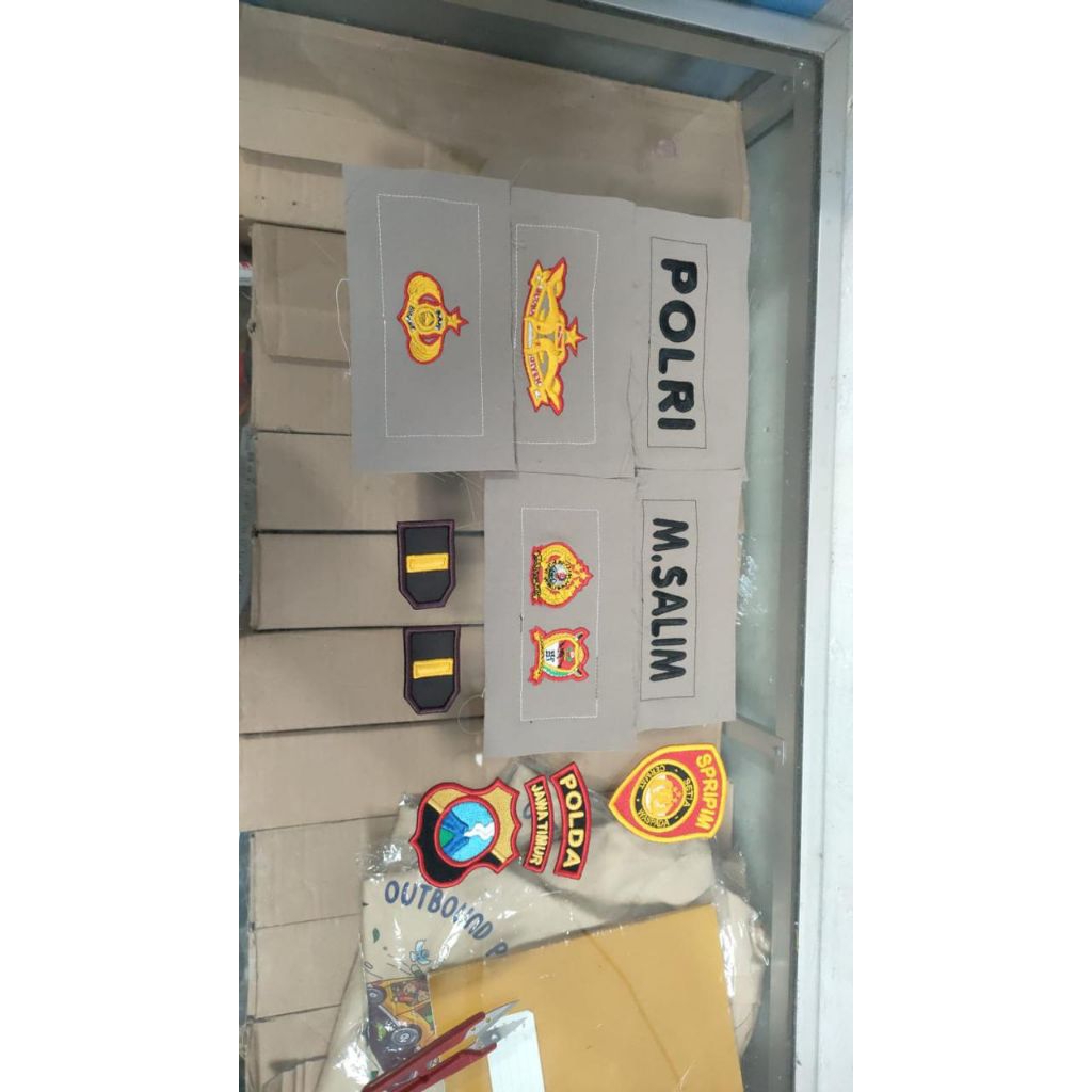 atribut timbul polri
