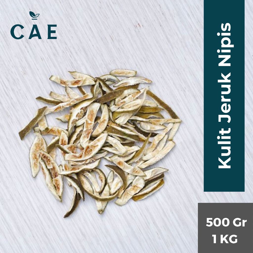 

Dried Lime Peel Kulit Jeruk Nipis Buah Fruit Kering Organik Natural Hijau Premium 500 Gram - 1 KG