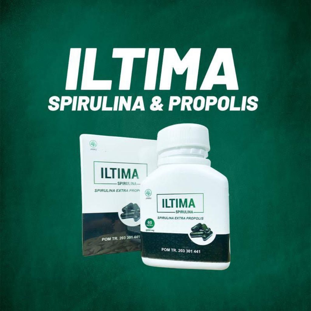 ILTIMA Spirulina dan Propolis - Obat Herbal Ginjal dan Kencing Batu Saluran Kemih