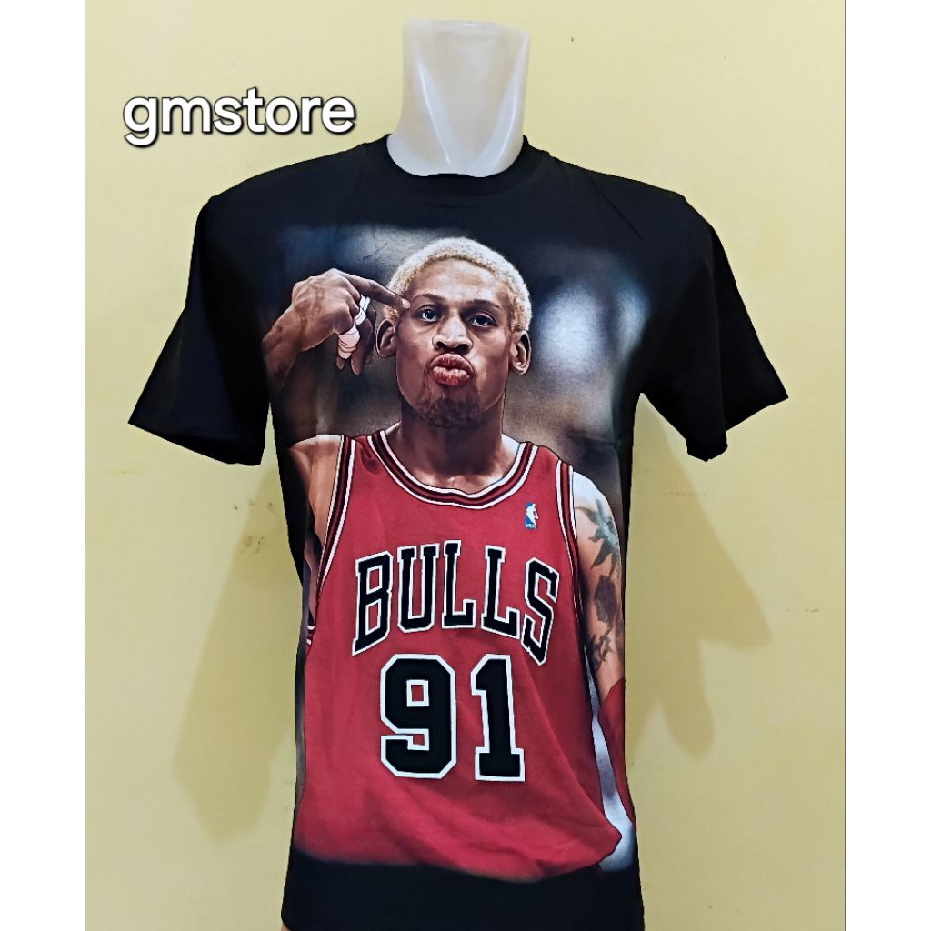 Kaos Basket Dennis rodman bootleg thailand