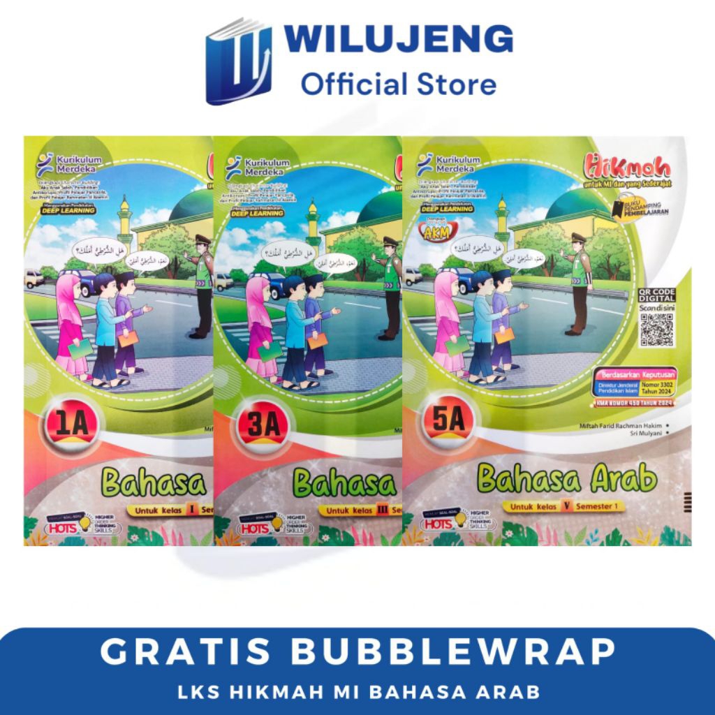 LKS Hikmah Bahasa Arab Kelas 1 2 3 4 5 6 SD MI Kurikulum Terbaru Putra Nugraha