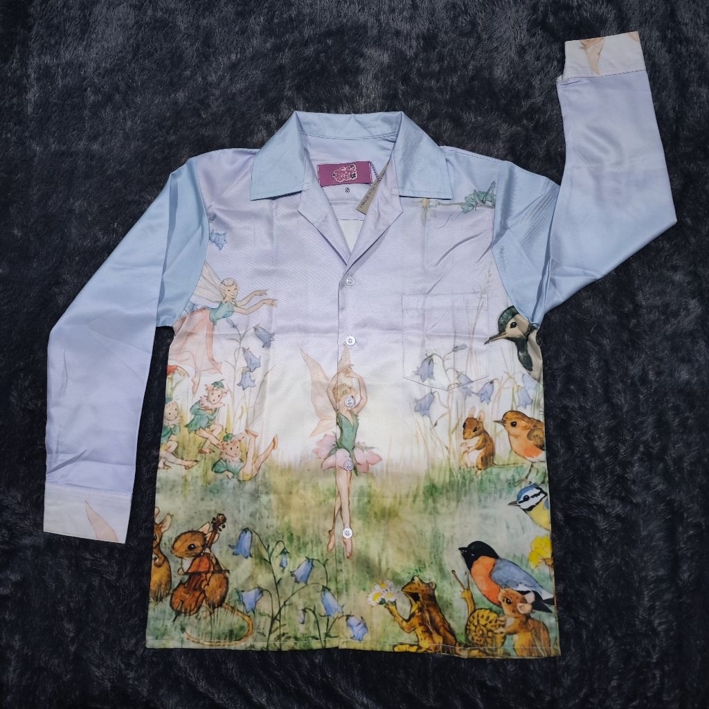 Kemeja Wanita Oversize Pattern Abstract