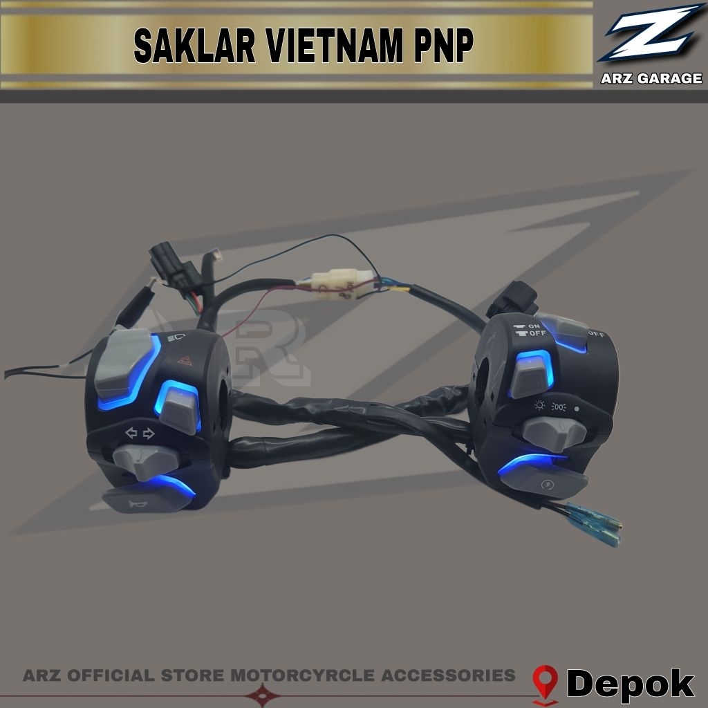SAKLAR LED VIETNAM PNP NMAX OLD/ NEW NMAX / NEW AEROX /LEXI / VARIO 160 PCX 150 PCX 160 VARIO 150