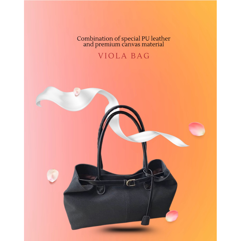 VIOLA BAG, Tas dengan ahan suede premium yang bisa jadi shoulder bag favorite kamu