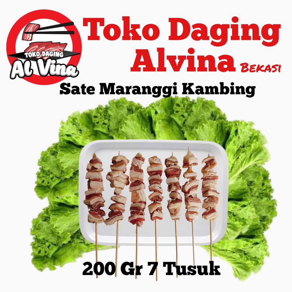 

Sate Maranggi Kambing 200 gr 7tusuk toko daging alvina