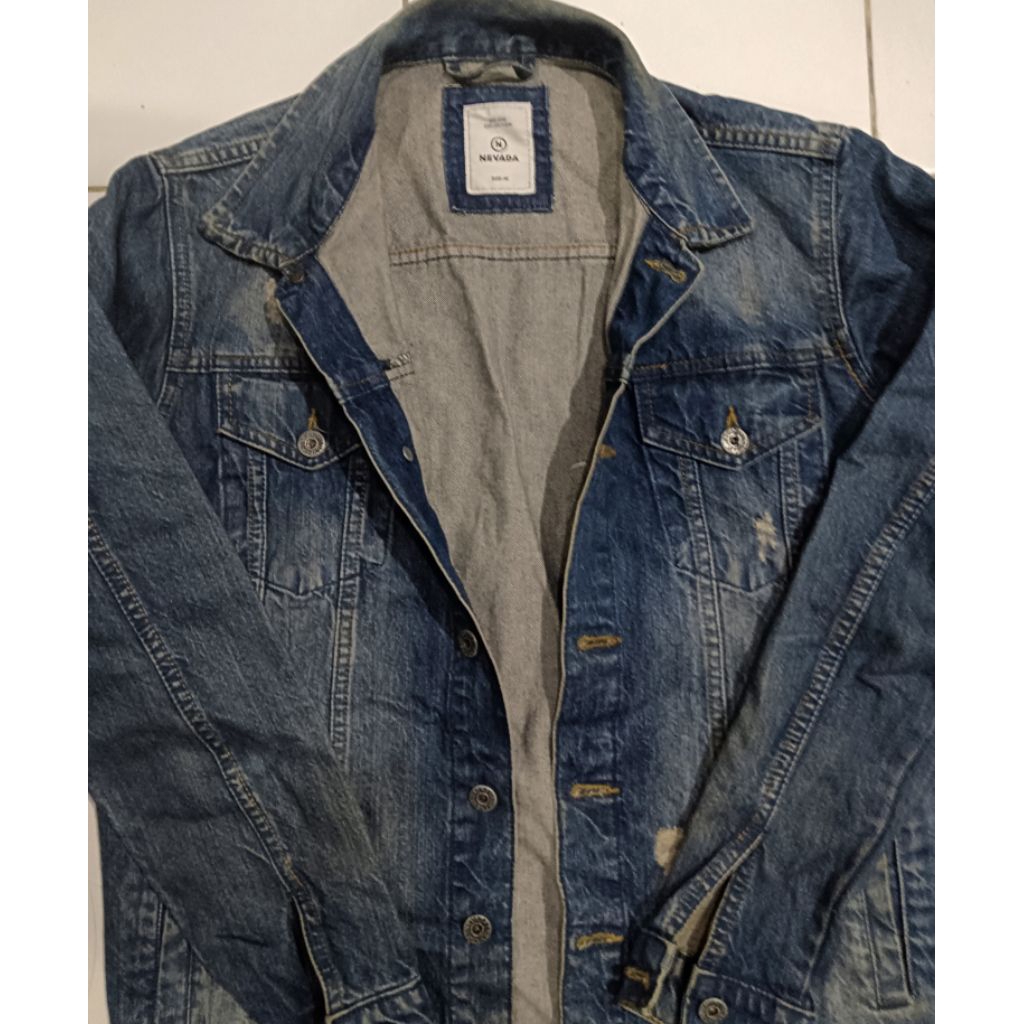 Jaket Denim Nevada Original Pria