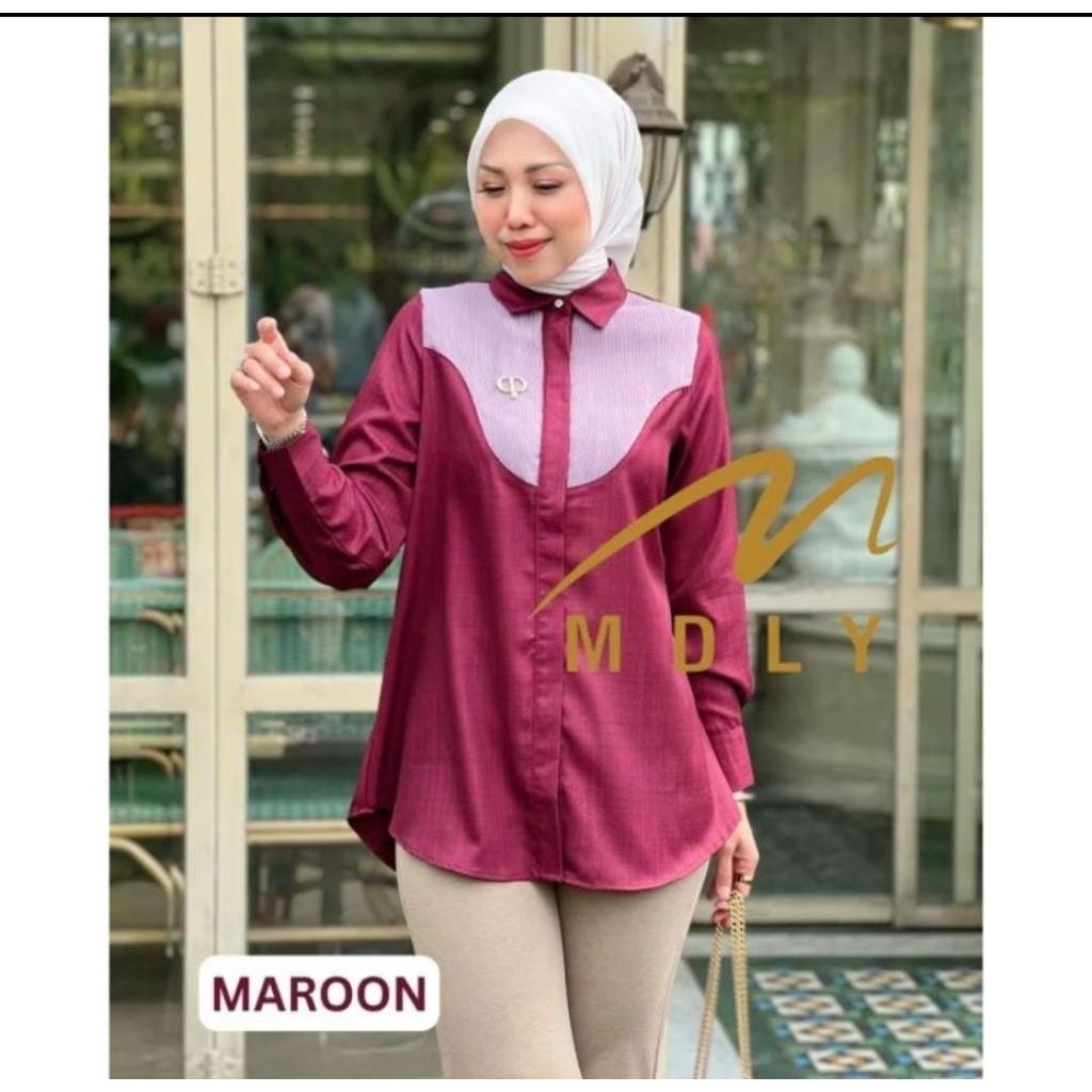 geka top by mdly original /kemeja geka mdly /kemeja wanita mdly