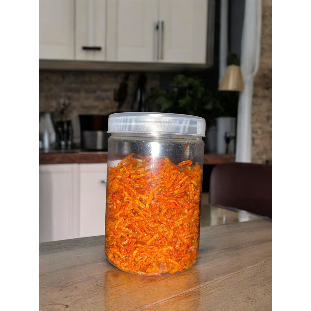 

keripik Mustofa super lezat isi 200g + toples bikin nagih