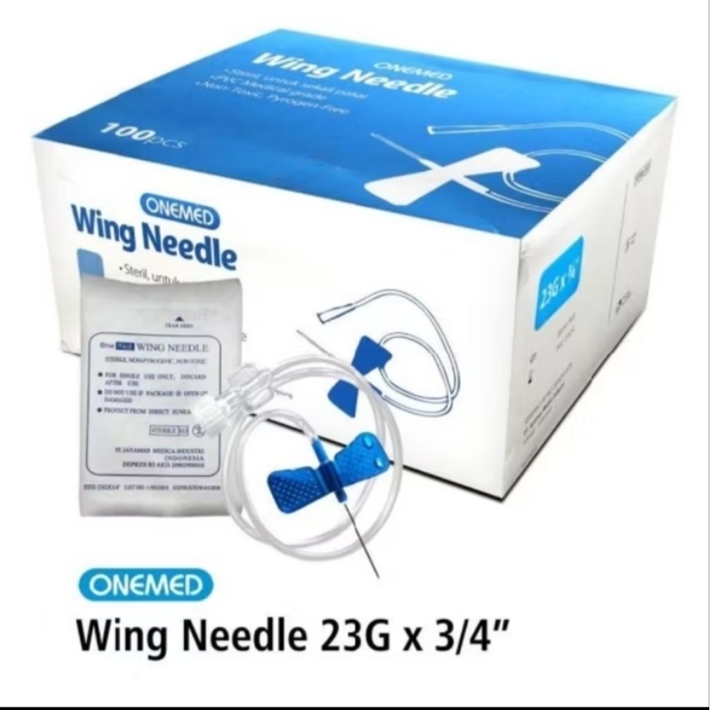 Wing Needle 23G  Scalp Vein / Box
