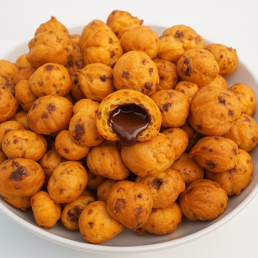 

Soes Coklat Lumer Premium - Camilan lembut isi coklat 500gram