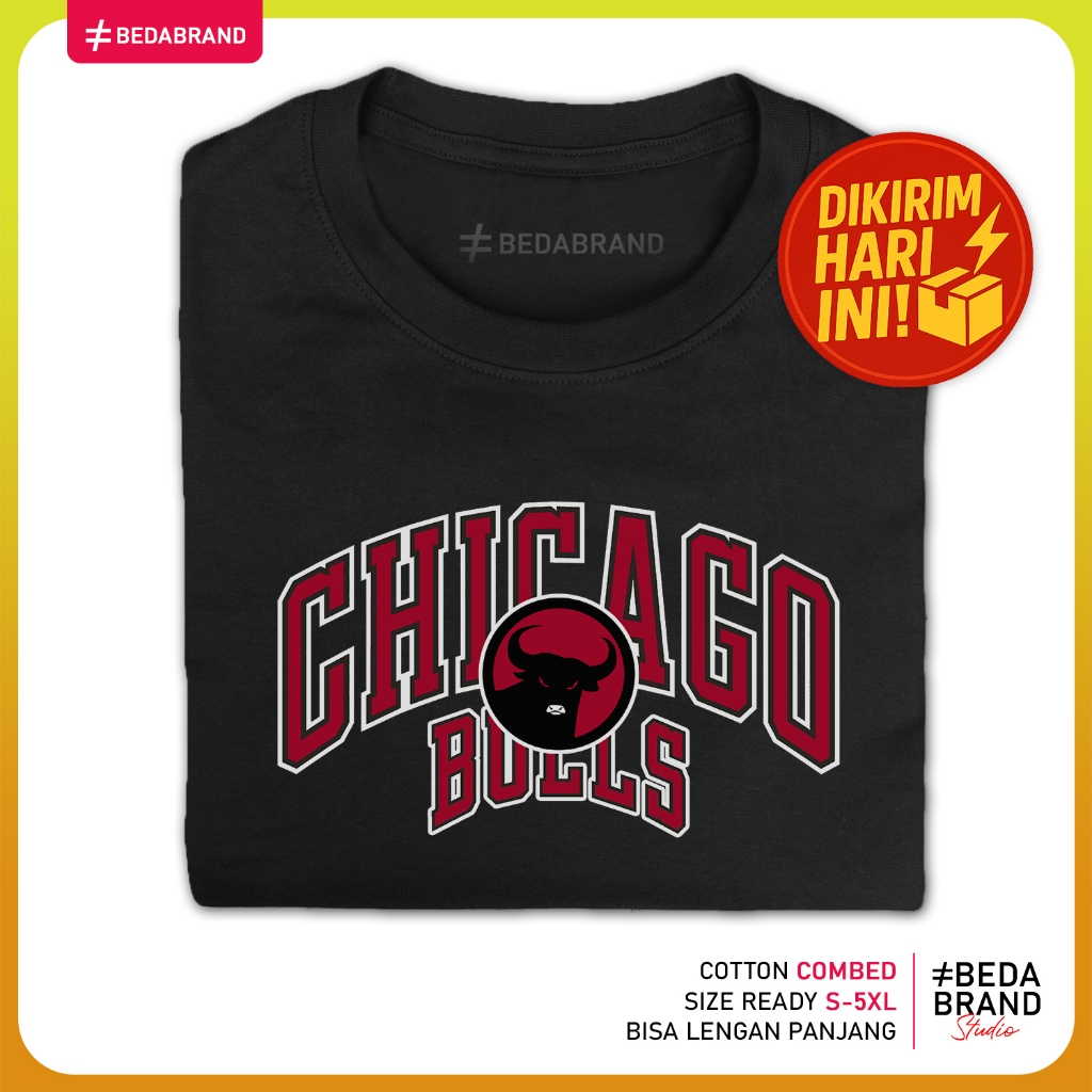Kaos Parodi Plesetan Lucu Bedabrand - Chicago Bulls PDIP