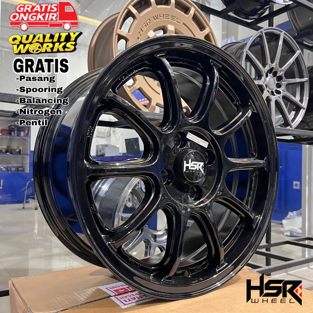 Jual Velg Racing Ring 16 HSR FE03 Mobil Yaris, Ignis, Jazz, City, Mobilio, Baleno