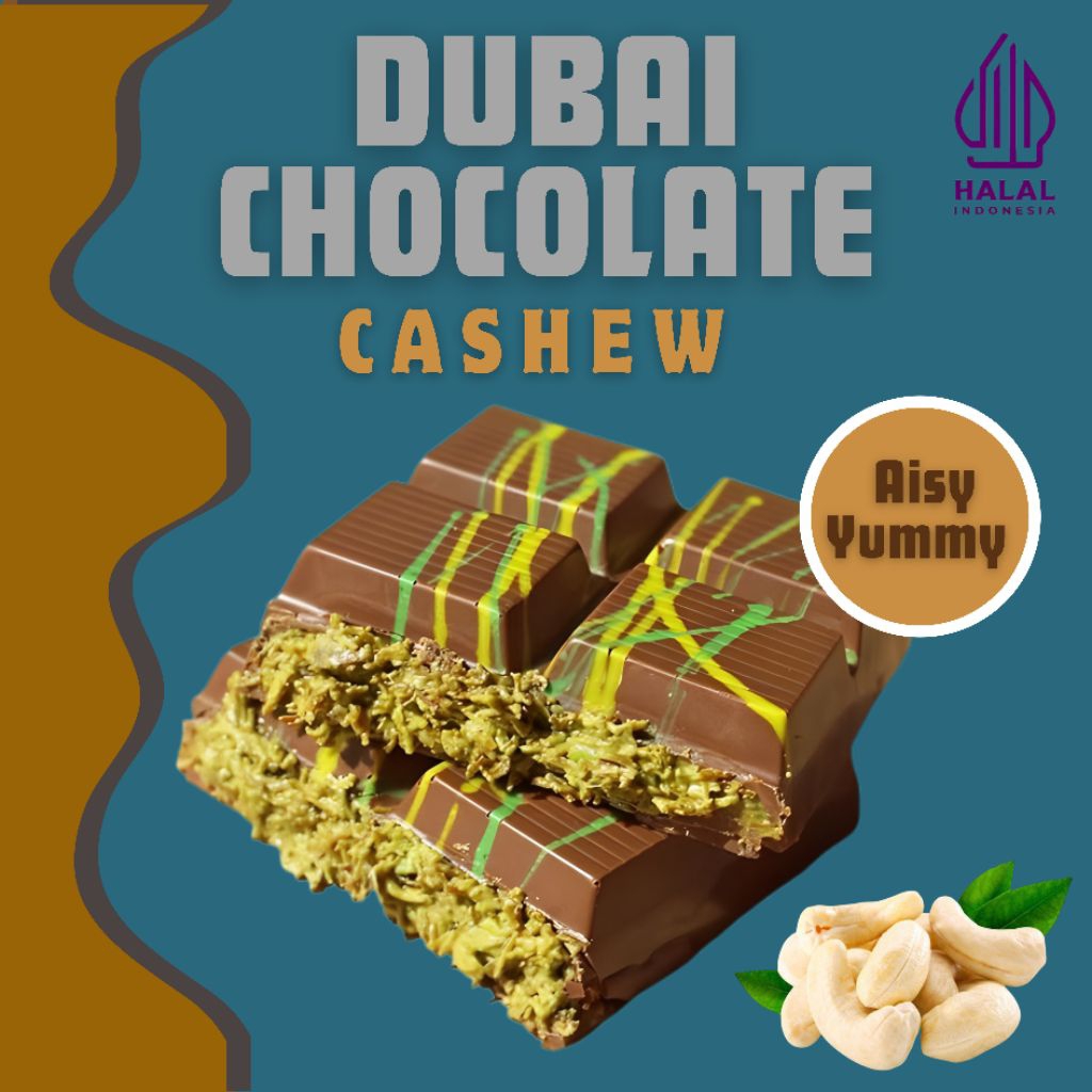 

COKELAT DUBAI PREMIUM ORIGINAL KUNAFA DAN CASHEW HARGA TERMURAH