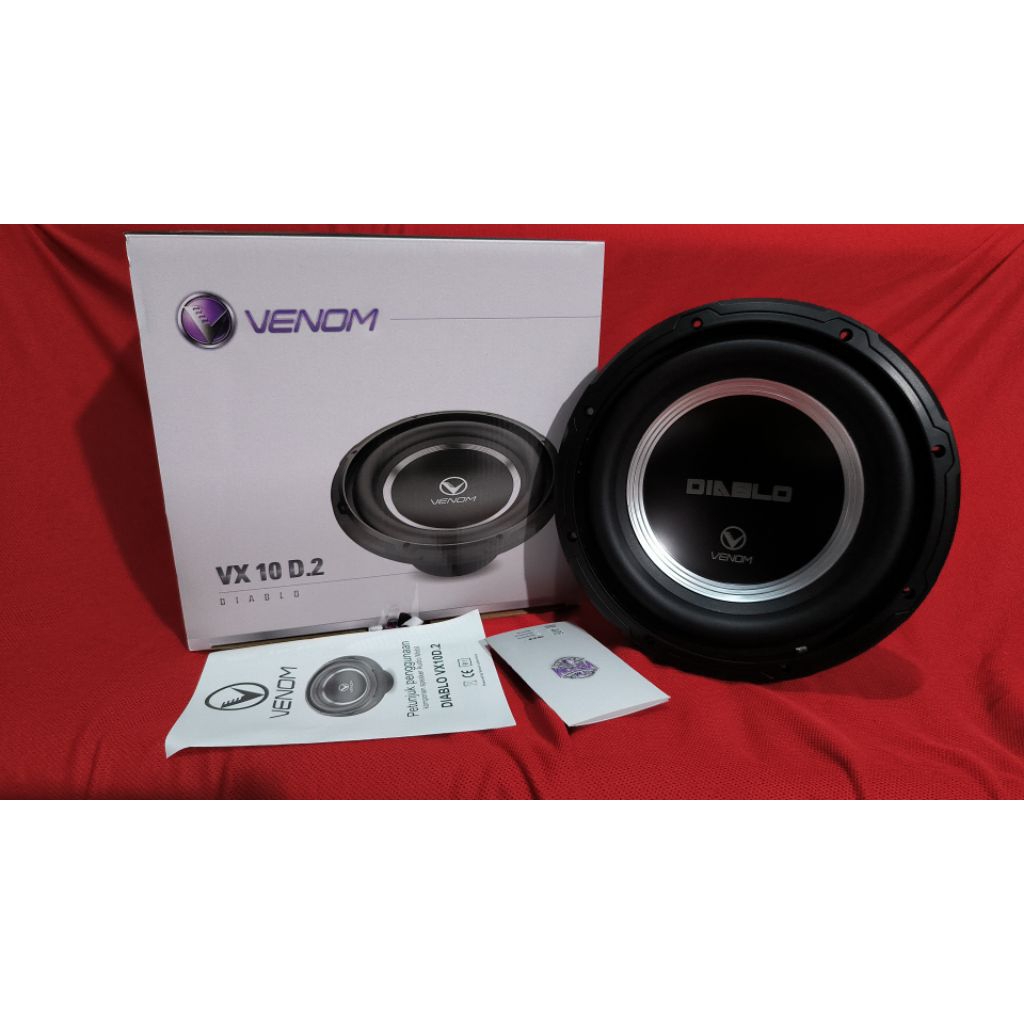 Subwoofer venom diablo series VX 10 D.2 subwoofer mobil 10inch