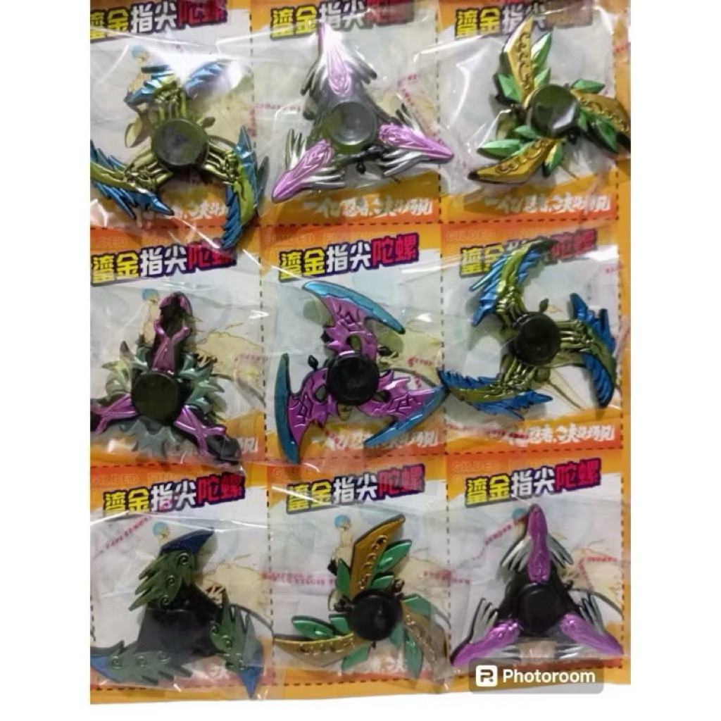 MAINAN SPINNER NARUTO METALIK