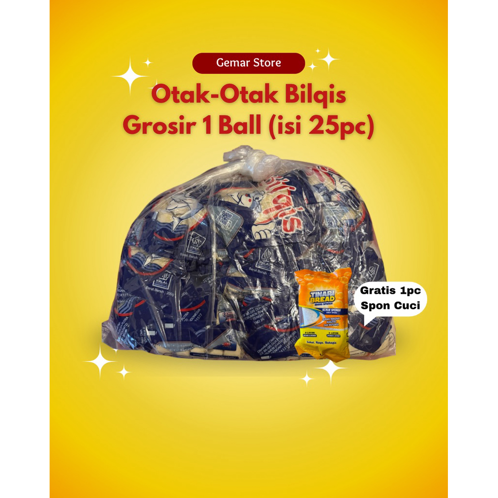 

Otak-otak Bilqis 1 ball isi 25pack Grosir Murah