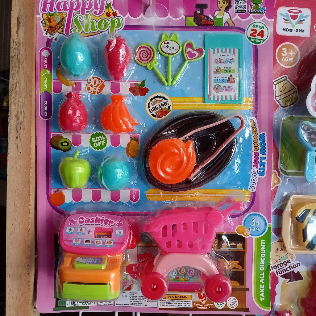 Mainan Anak Peran Set Shopping Belanja Troli Kasur Buah Anak Perempuan Murah By Happy Shop