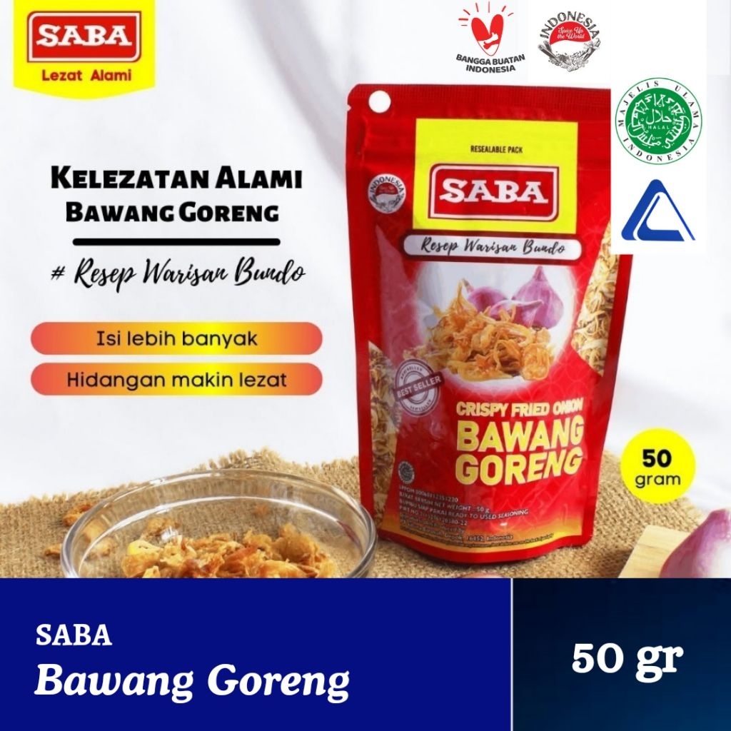 

SABA Bawang Goreng 50gr