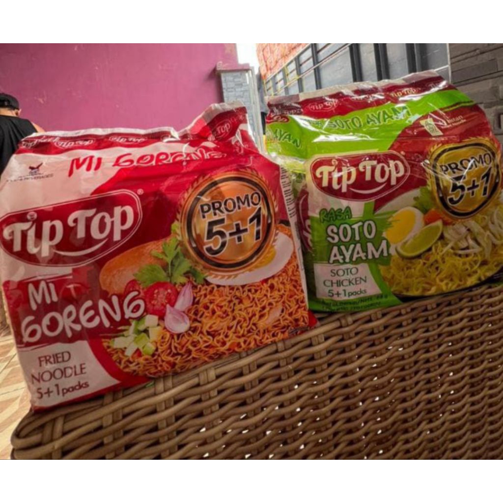 

Mie tip top 1 paket isi 6