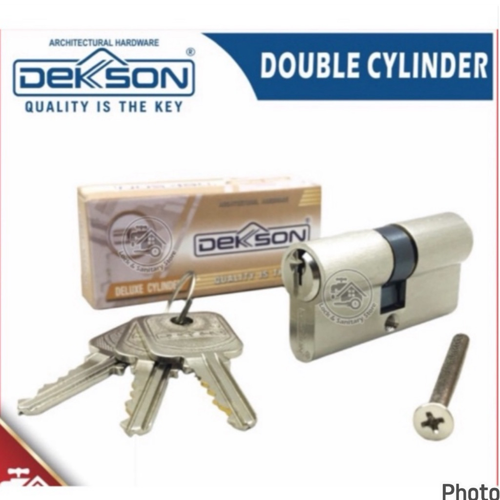 Gardenglories Silinder Kunci Pintu Dekkson Garansi 50 Tahun Kunci Dekson Silinder Kunci Dekson 60Mm,