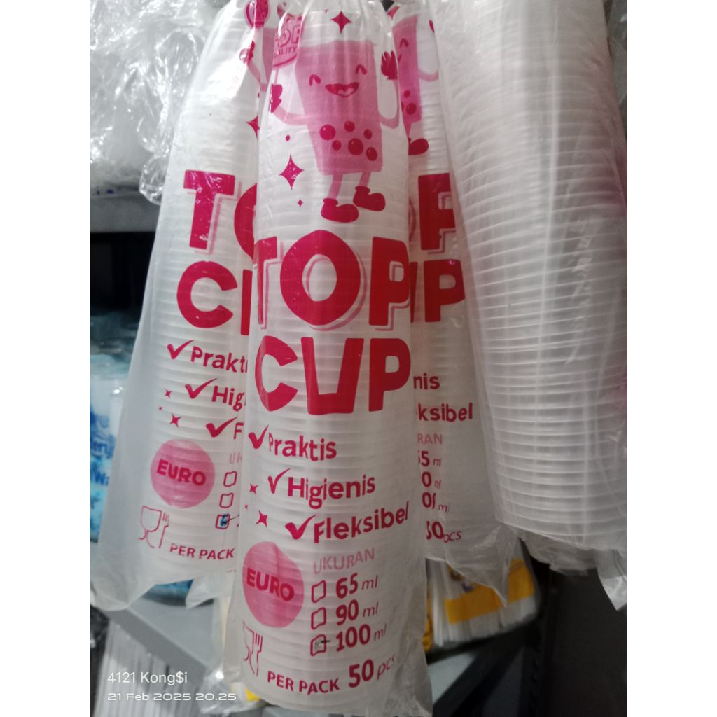 Cup Agar2 90ml Merk Top Cup