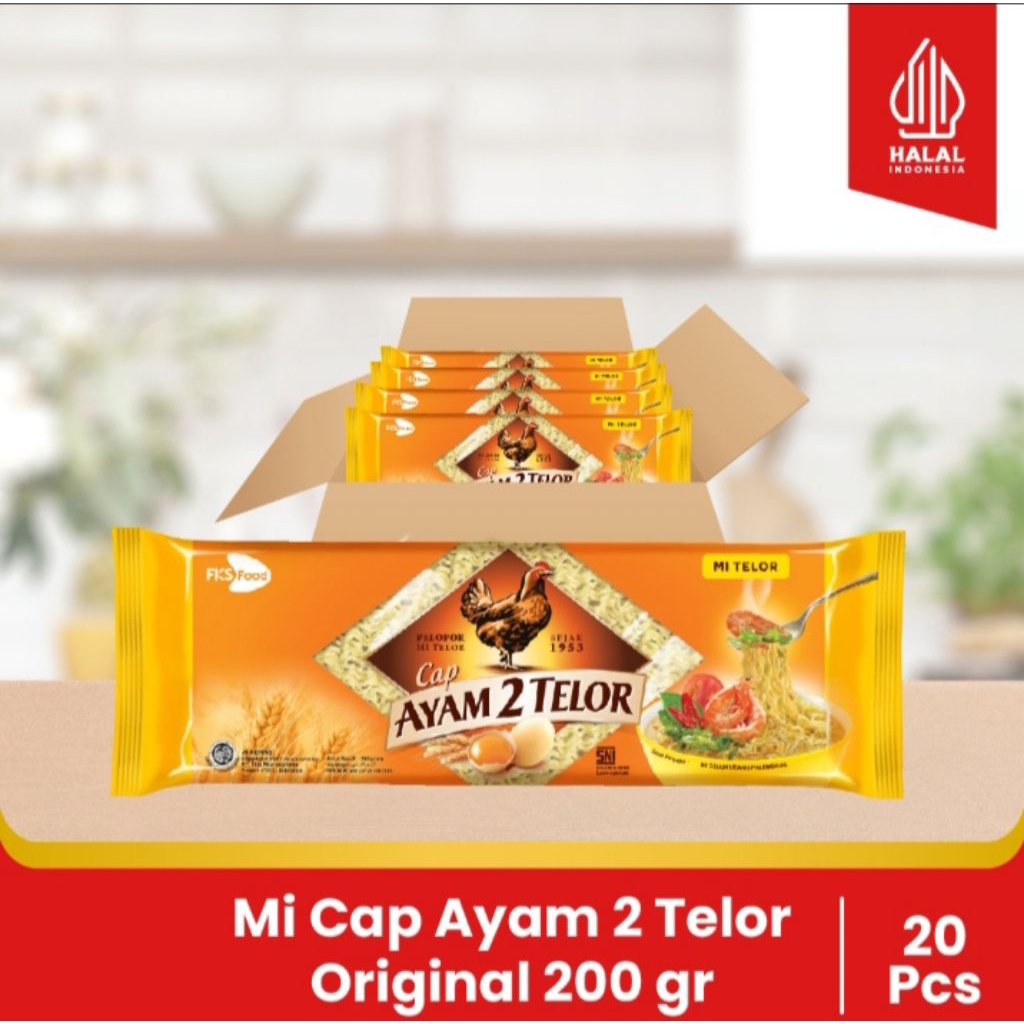 

mi cap ayam 2 telor - original - 1 karton - 20pcs - 200gr