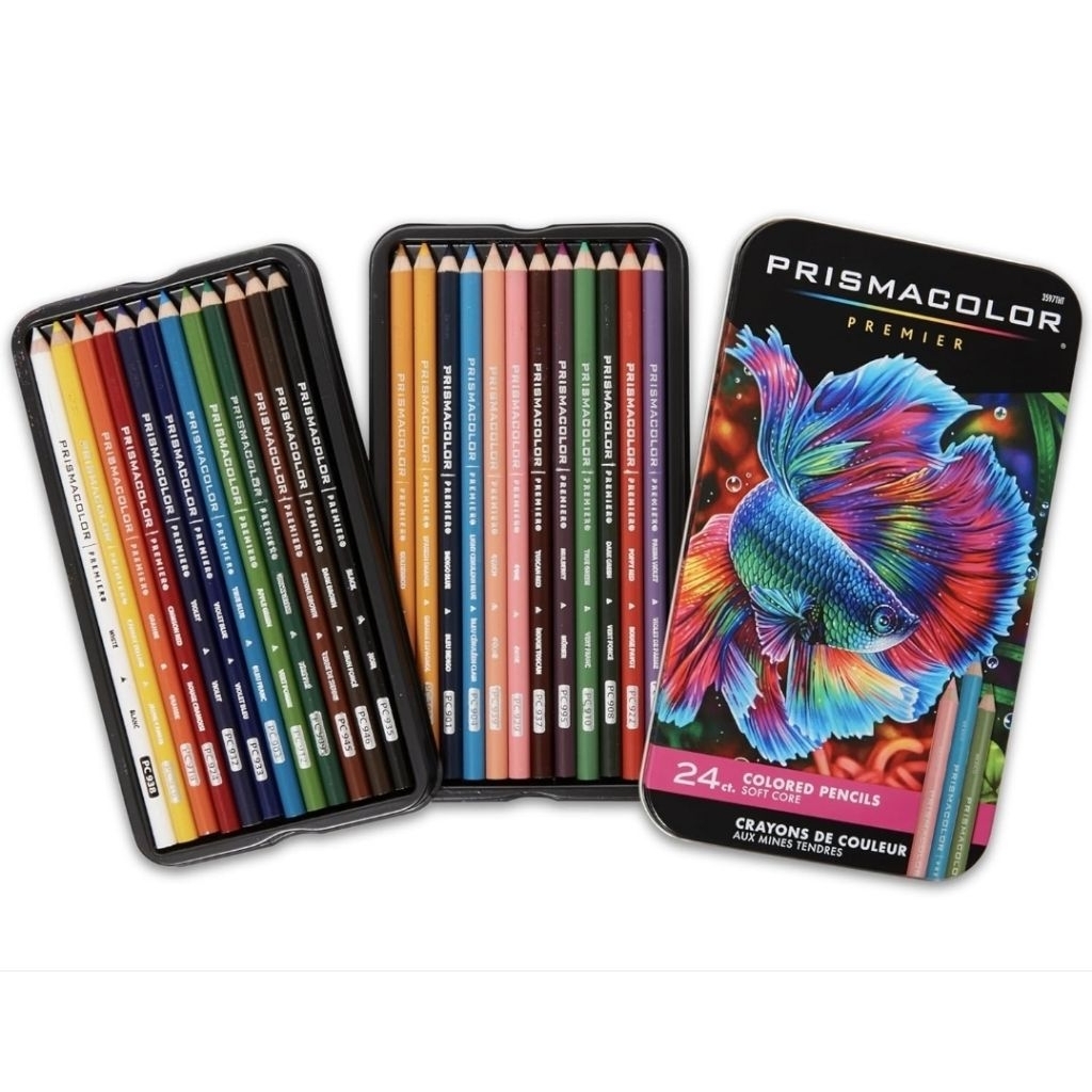 

ORIGINAL PRISMACOLOR Premier Soft Core 24 Colors NEW