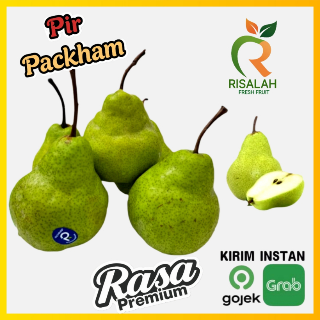 

Pear Packham Buah Segar Grade A Manis Segar 500gr & 1kg