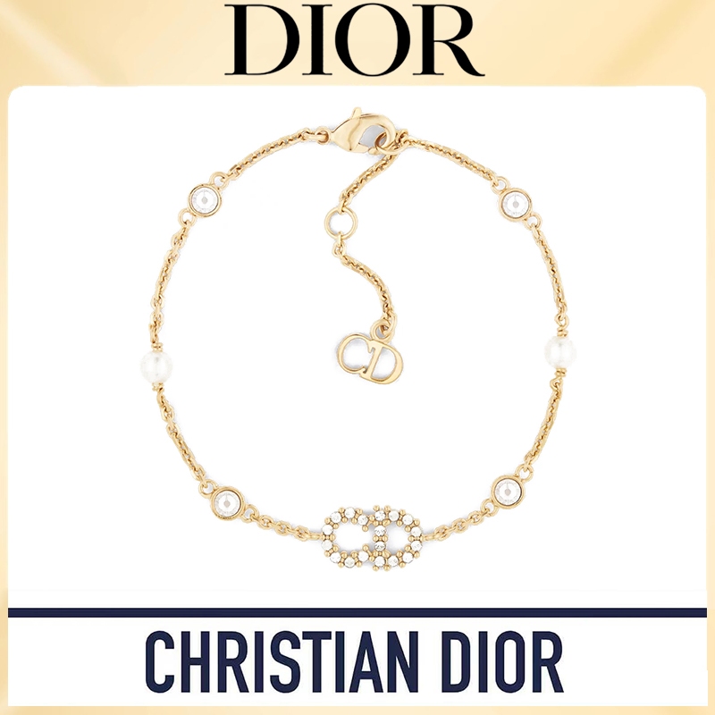Dior  emas Clair D Lune Gelang Bracelet B0668CDLCY_D301 Aksesoris Fashion Gelang Berlian Emas（18K / 